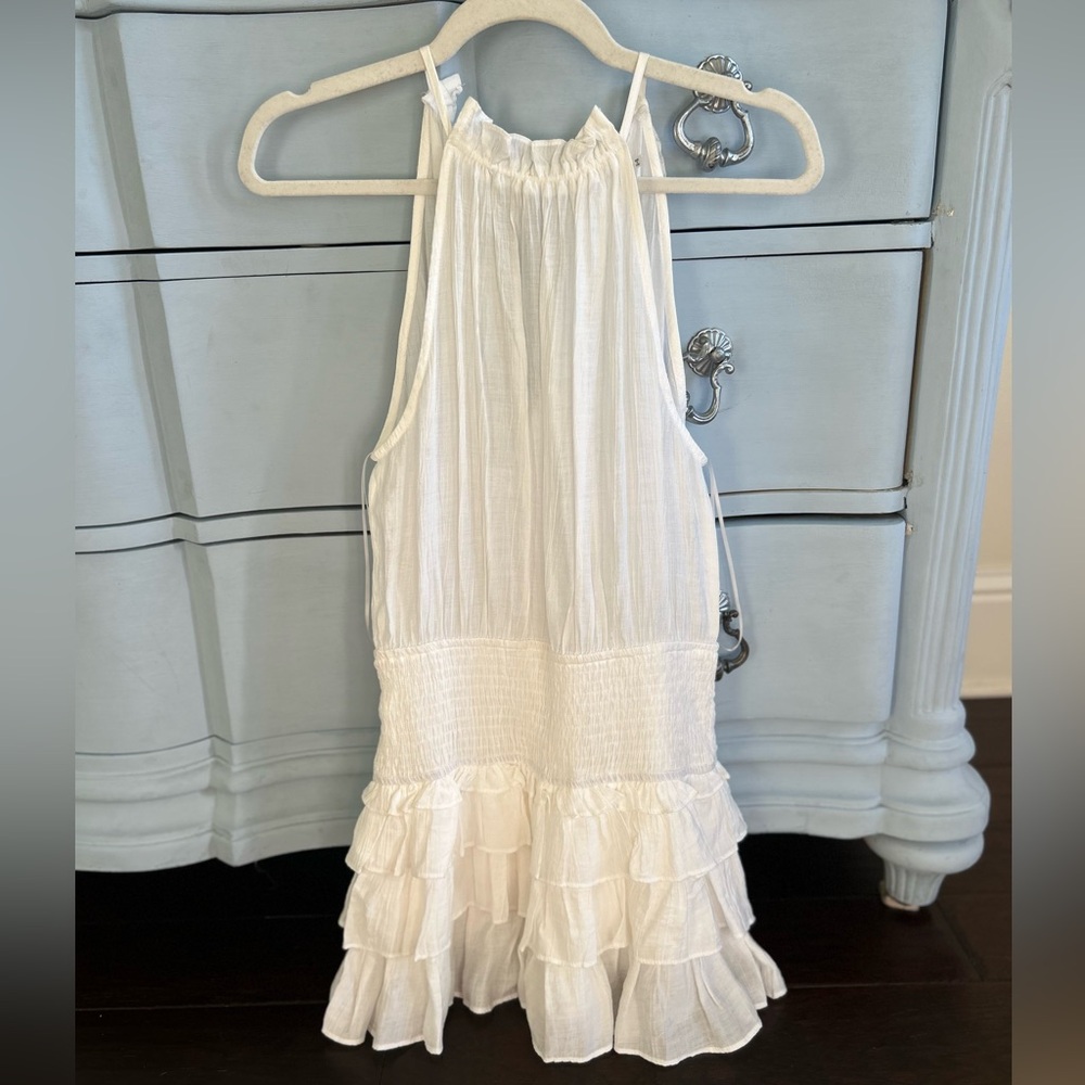 white boutique dress